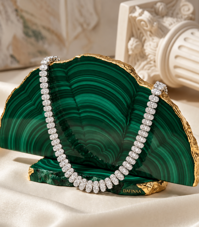 Signature Oval Tennis Necklace